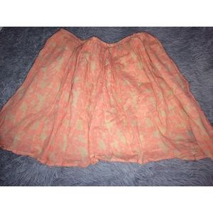 Beautiful floral mini skirt